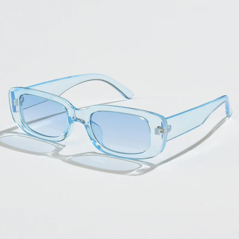 Gafas de sol cuadradas para hombre, rectangulares, de marca, de diseño, pequeñas, para hombre, estilo retro, con lentes negras, para conducir y pescar, Oculos UV400