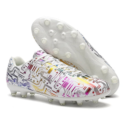 Men's Football Shoe Association Quick Five Up Football Nail Anti slip Professional Ultra Light Training Football Boot Turf