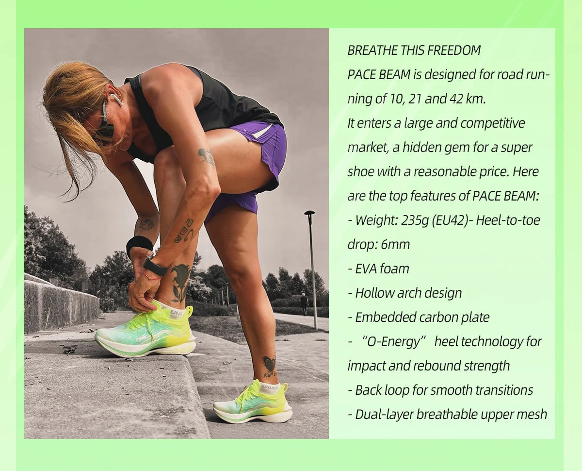 ONEMIX Carbon Plate Marathon Running Racing Shoes Professional Stable Support Shock-relief Ultra-light Rebound Sneakers