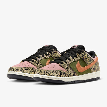 Nike Authentic Dunk Low heren- en dames-sneakers van leer met patchwork, retro en klassiek, IH3211-200