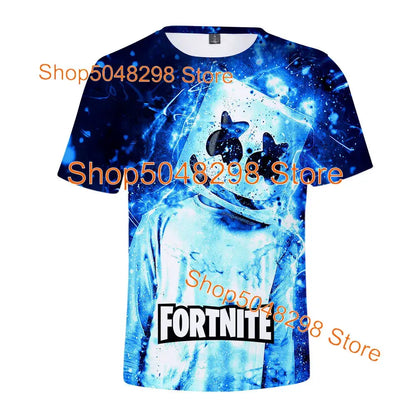 Μπλουζάκι Bushranger Fortnite για παιδιά, 3D εκτύπωση Banana Peely, T-shirt για άνδρες και γυναίκες, Tee Battle Royale Game, καλοκαιρινά τοπ, δώρα γενεθλίων