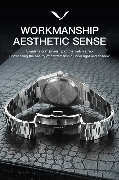 Novo relógio de pulso masculino Specht & Söhne 2026, raro e elegante, ultrafino, 38MM, em aço, cristal de safira, quartzo VH31