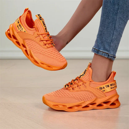 Hot Sale Pink Casual Sneakers Women Men Blade Shoes Big Size 46 Light Breathable Running Shoes Shoes Men Mesh Sports Sneakers