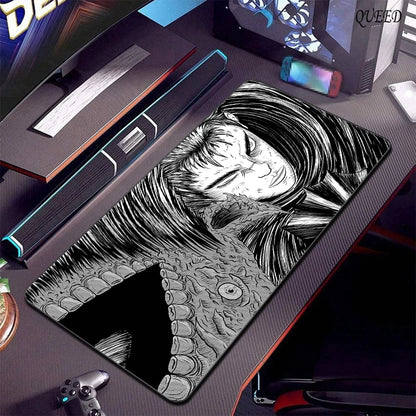 Gaming Accessories Varmilo Keyboard Computer Mousepad CS GO LOL Mouse Pad Berserk Guts Anime Dywan Gamer 900X400 XXL Desk Mats