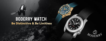 Boderry VOYAGER Field Watches Bronze Case Automatic For Seiko NH35 Watch 100M Waterproof Clock Military Vintage Wristwatch Mens