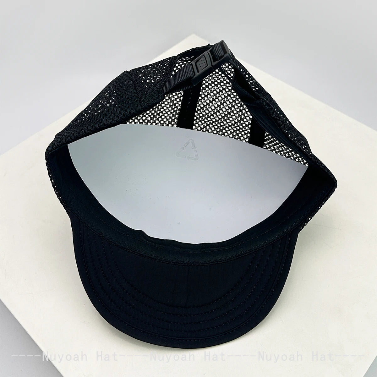 New Unisex Simple Mesh Letter Baseball Hats Sunshade Quick Drying Breathable Short Eave Peaked Caps Versatile Fashion Outdoor
