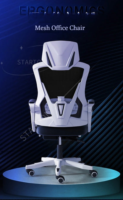 High Density Sponge Mesh Office New Design Home Office Furniture Comfortable Chair with Footrest