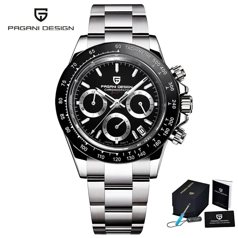 Gold 1644 PAGANI DESIGN 2026 New Men's Watches Top Brand Luxury Mens Quartz Wrist Watch Men Watch Men Chronograph Waterproof