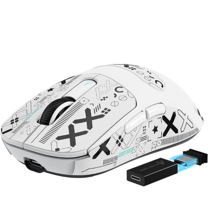 Rato Gaming Sem Fios Bluetooth Attack Shark X3Pro PixArt PAW3395 26000dpi, Rato Ótico com Ligação Tri-Mode e Macros para Gaming
