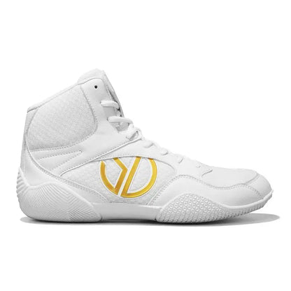New Men's Large Wrestling Shoes Mesh Breathable Boxing Shoes Anti slip Wear Resistant Sneaker Fashionable Casual High Sport Shoe