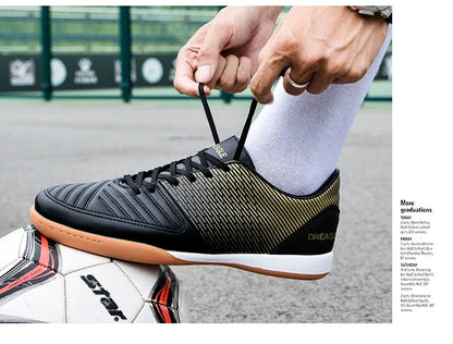 Soccer Shoes Men Anti Slip Indoor Football Boots Fashion Mens Futsal Shoe IC Traning Cleats Chuteira Futebol Male Sneakers