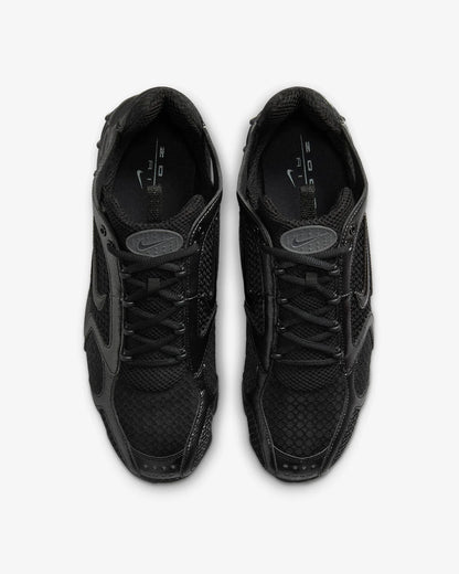 Nike Air Zoom Spiridon Cage 2 Zapatillas casual unisex de caña baja, resistentes, grises y rojas, calzado lifestyle deportivo CJ1288-600