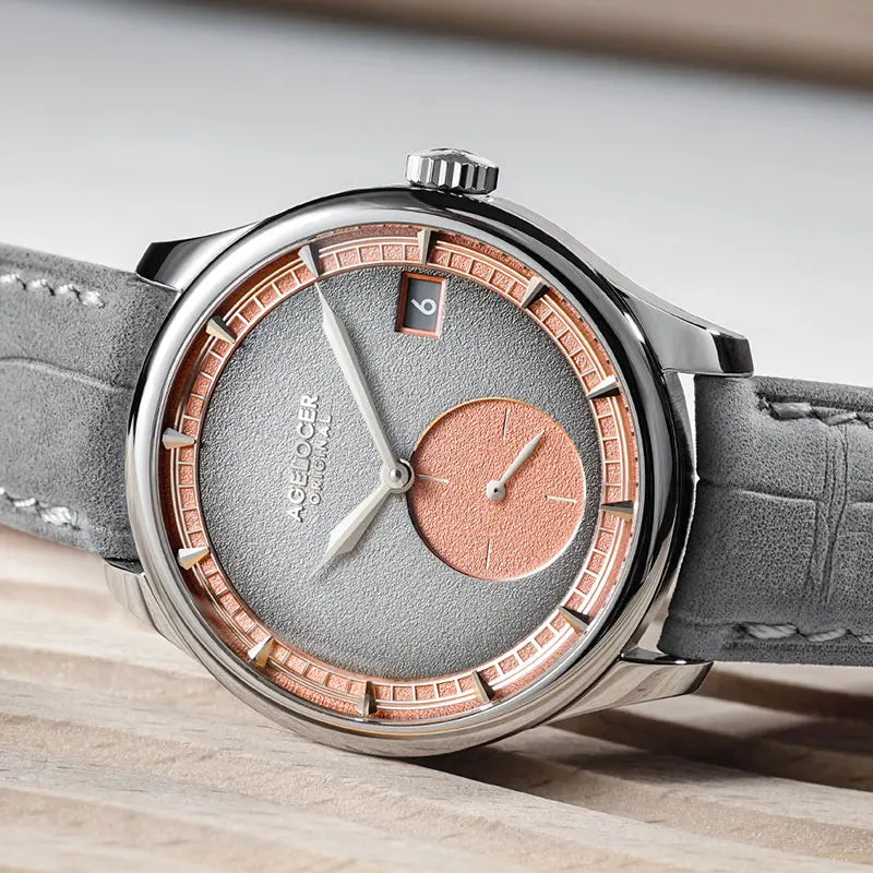 AGELOCER In-House Movement Premium Petite Seconde Men's Luxury Automatic Mechanical Watch Birthday Gift for Men