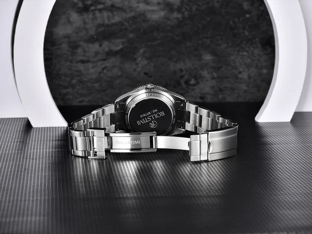 2026RollsTimi Men's Watches Men's Mechanical Watches Stainless Steel Waterproof Sports Automatic Watches Men's Gift Box Luminous