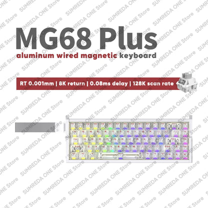 IROK MG68 Ace MG68 Plus MG68 Pro MG68 MAX Mini Aluminum Magnetic Gaming Mechanical Keyboard 60% Rapid Trigger Gamer Keyboard