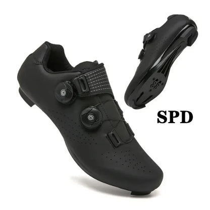 New Cycling Shoes Men's Self-locking Racing Road Cycling Sports Shoes Lockless Training Shoes Women's SPD Cleats Cycling Shoes
