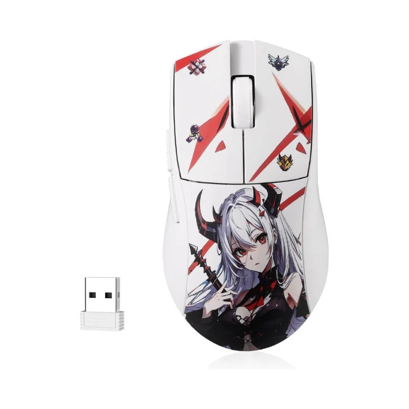 Rato Gaming Redragon M916AK PRO 3-Mode Anime 42G Ultra-Light 26K DPI com Botões Totalmente Programáveis