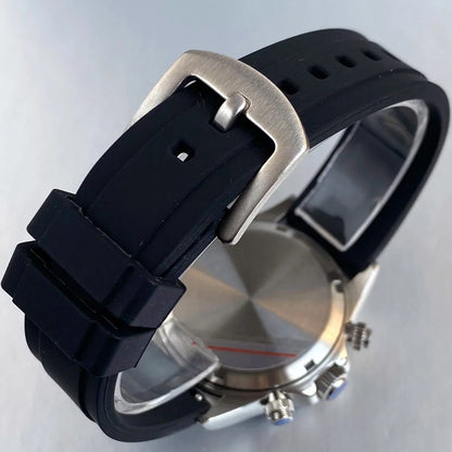 Relógio de Luxo para Homem VK63 com Movimento de Quartzo, Cronógrafo Business, 39mm, Aço/Ouro Rosa, Data, Mostrador Luminescente, Cronógrafo Completo
