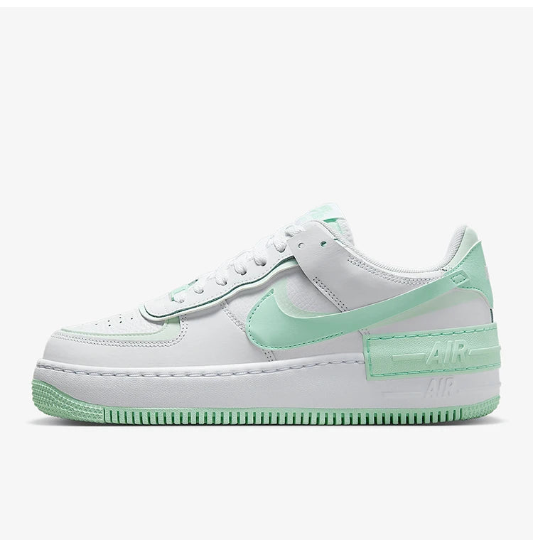 Nike Genuine AIR FORCE 1 Women's Thick-Sole Low-Top Classic Sneakers FZ3773-100