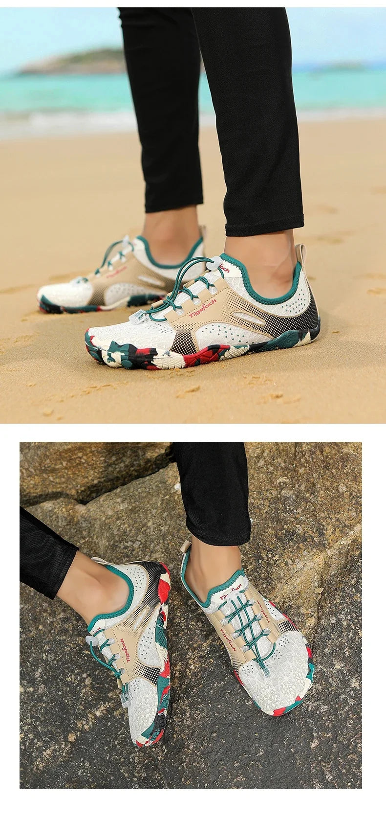 Aqua Shoes Water Shoes Upstream Wading Barefoot Beach Shoes Adults Gym Outdoor Training Footwear Unisex Quick-Drying Breathable