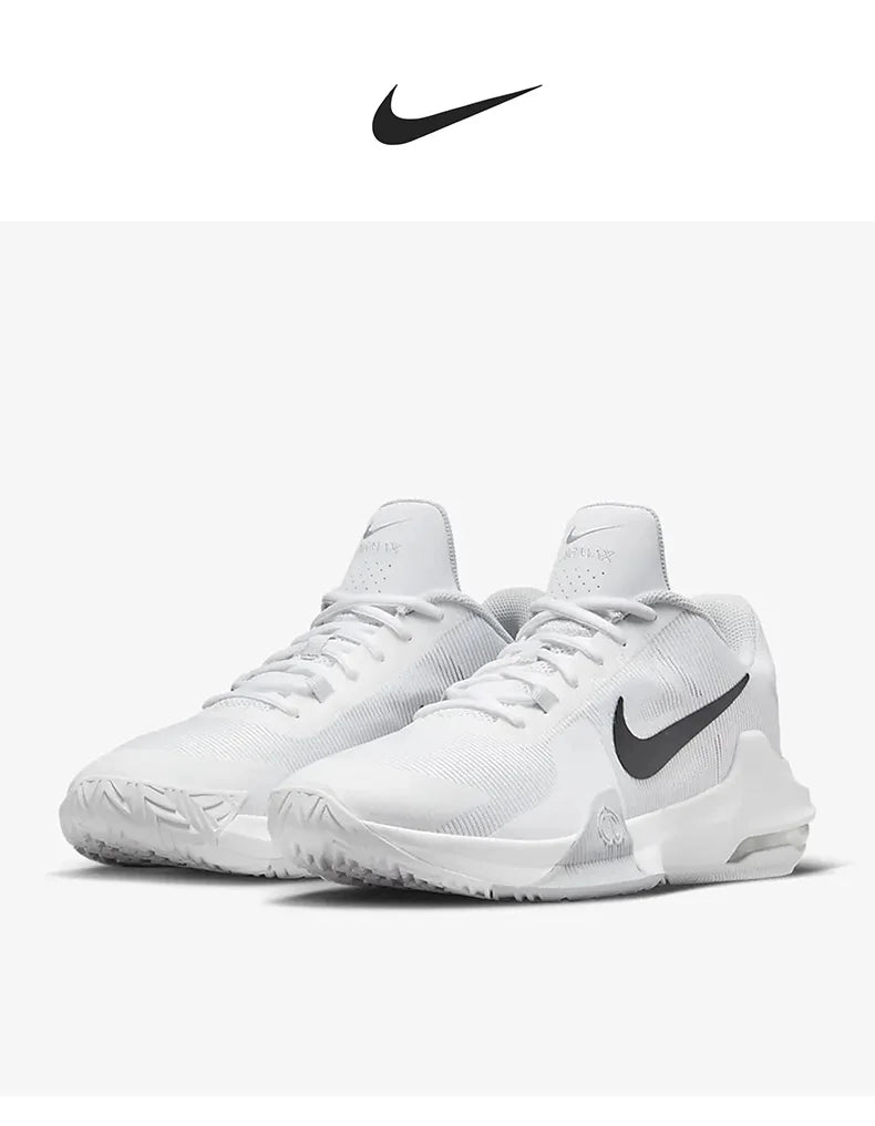 Nike Official Genuine Air Max Impact 4 stødabsorberende basketballsko til mænd DM1124-100