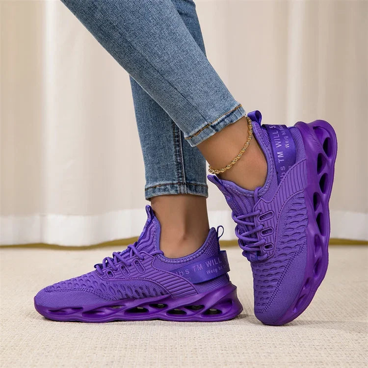 Hot Sale Pink Casual Sneakers Women Men Blade Shoes Big Size 46 Light Breathable Running Shoes Shoes Men Mesh Sports Sneakers