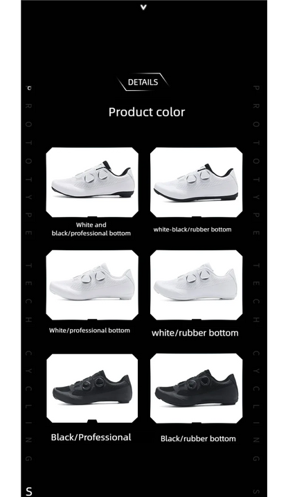 Speed Cycling Sneaker Men's Road Cycling Shoes Cleat Shoes Spd Shoes Cycling Flat Pedal Shoes Man Bike Outdoor Footwear White