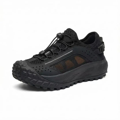 CAMSSOO hiking shoes men summer breathable non-slip running shoes travel outdoor sports cushioning casual boots off-road shoes