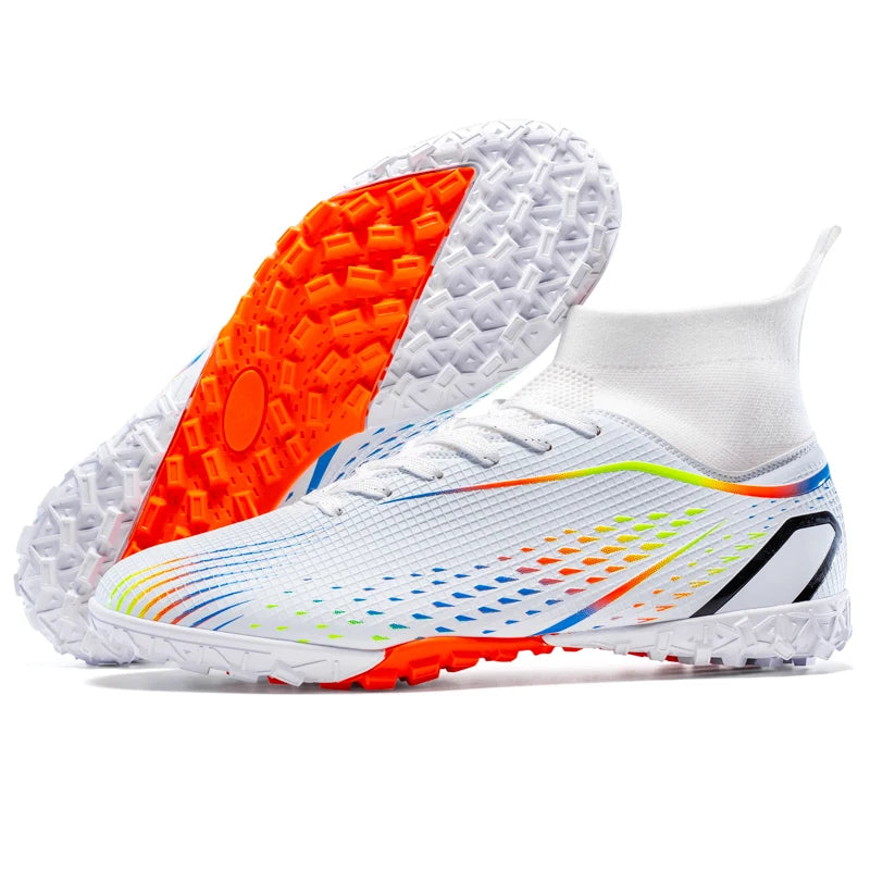 Men Football Boots Professional Turf Futsal Match Grass Unisex Outdoor Training Soccer Shoes Soccer Cleats Non-slip Breathable