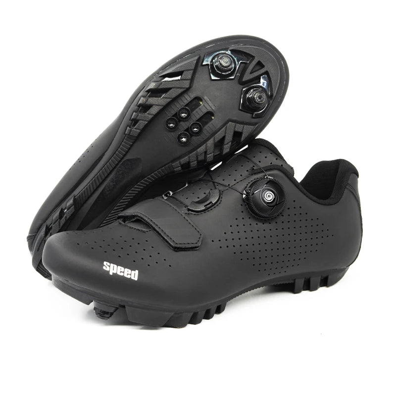 New Unisex pedal Cycling Shoes Flat shoes Suitable For Mountain Sports Pedal Self-Locking Cycling Shoes Breathable Cycling Shoes