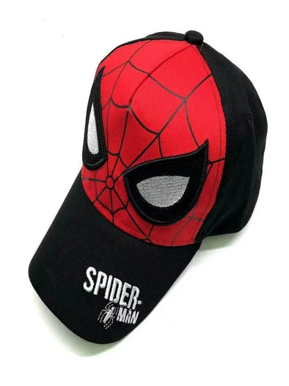 Marvel's new children's cotton skin friendly breathable cartoon sun hat embroidered duckbill cap Spider Man baseball cap