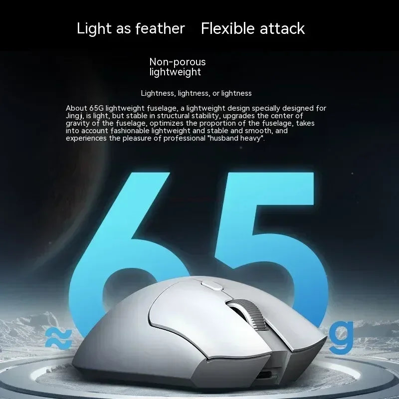 Mysz bezprzewodowa Metaphyuni Metapanda P1 Pro Max PAW3395L o niskim opóźnieniu, lekka ergonomiczna mysz e-sportowa do gier na PC, prezent dla gracza