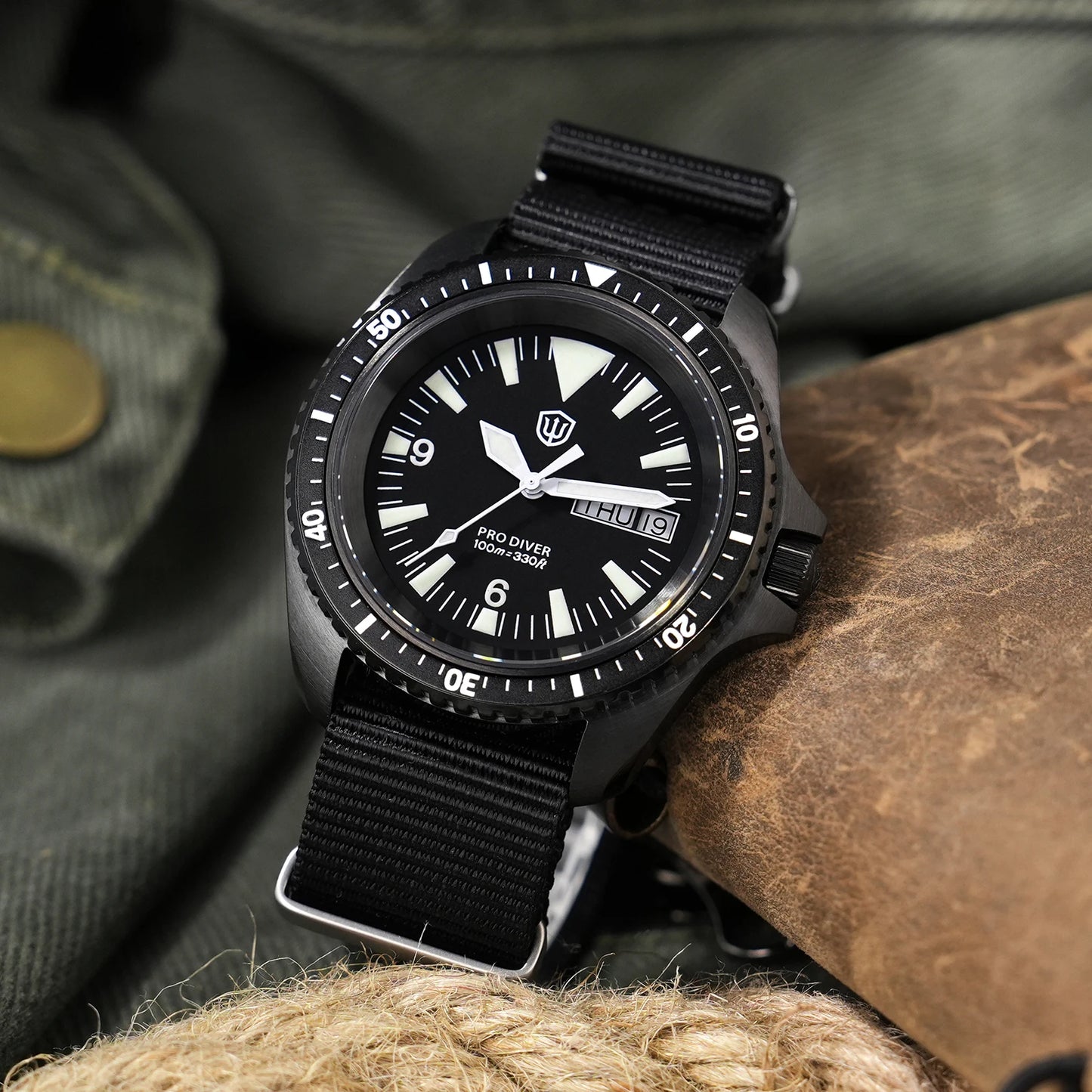 Watchdives WD1980 V3 Watch Vintage VH31 Quartz Movement Stainless Steel Watches Luminous K1 10Bar Waterproof Wristwatch