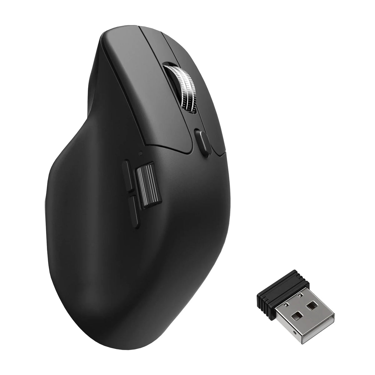 Keychron M6 Wireless Mouse with PixArt 3950 Sensor, 8K Polling Rate, Silent Switches, Dual Scroll Wheels, Bluetooth & 2.4GHz Ergonomic Mouse