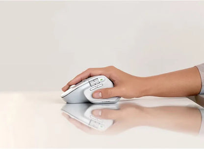 Logitech MX Master 3S Rato Bluetooth Sem Fios para Escritório Profissional Softtone Rato Ergonómico para Escritório Profissional