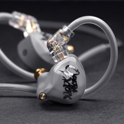 Whizzer OC1 Wired Headphones with Mic and Play/Pause Control HiFi Earphones Bass High Quality Clear Vocal
