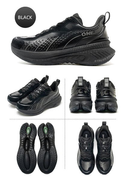 ONEMIX 2025 Winter Training Running Shoes for Men Sport Shoes Leather Warm Wear-Resistant Female Jogging Shoes Walking Sneakers
