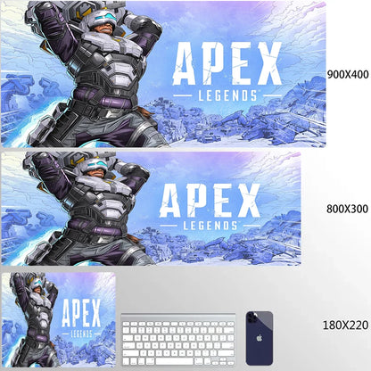 800x300 Apex Legends Mousepad Xxl Funny Unique Desktop Pad Game Mousepad PC Size for large Edge Locking Game Keyboard Pad XL
