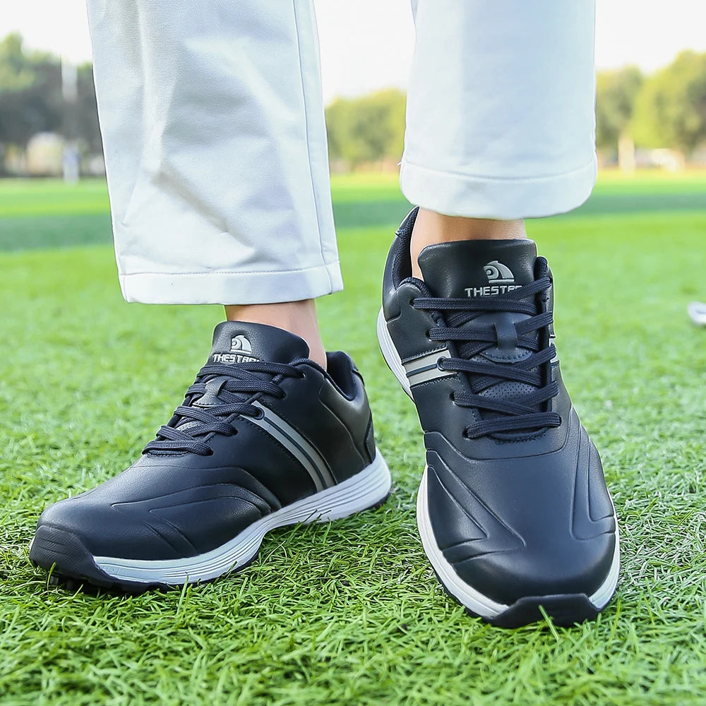 Waterproof Men's Golf Shoes Professional Lightweight Golfer Footwear Outdoor Golfing Sport Trainers Athletic Sneakers Brand