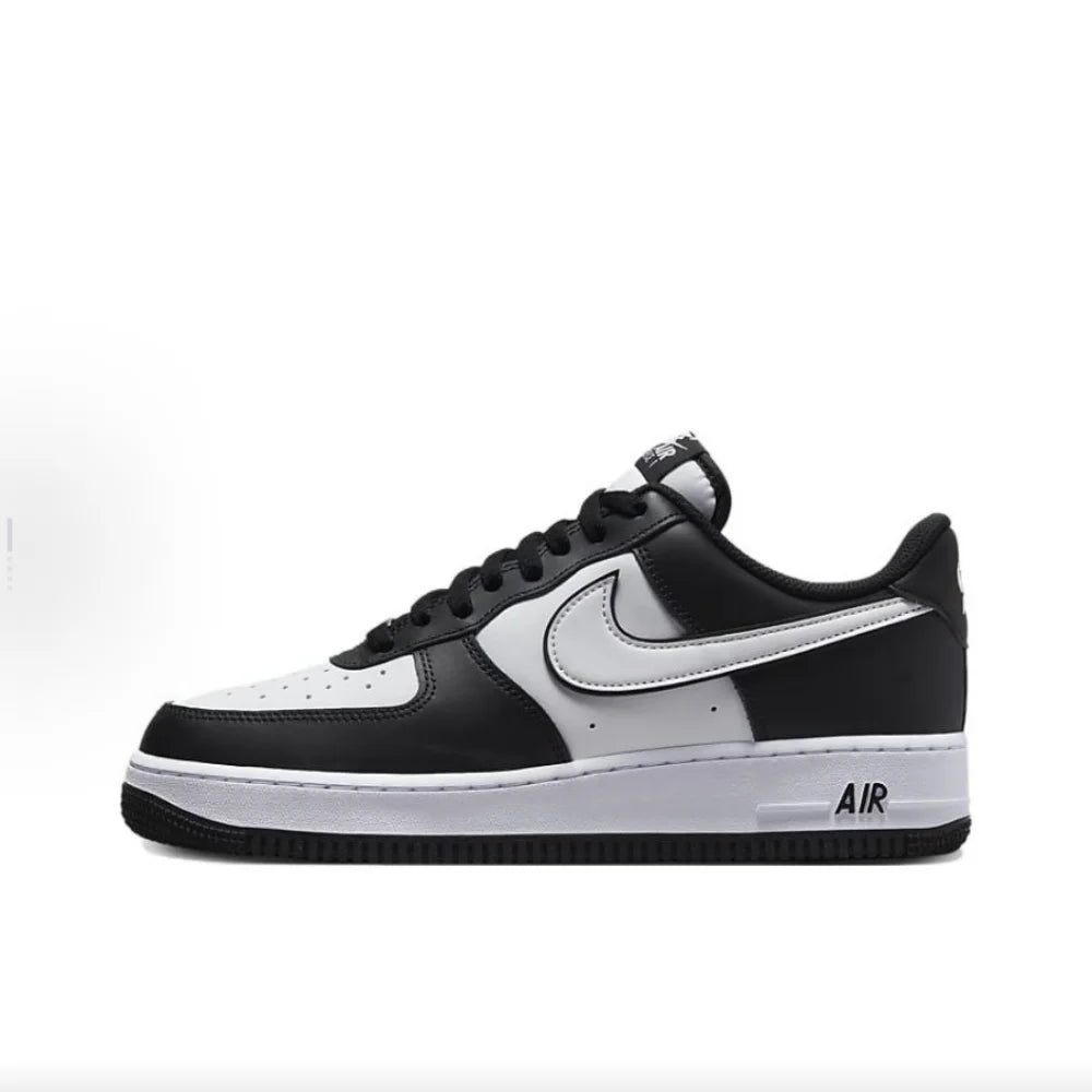 Nike Air Force 1 “Panda” Leather Casual Low-Top Sneakers Unisex White/Black DV0788-001