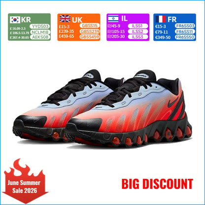 Nike Air Max Dn8 Classic – mångsidiga löparskor i unisexmodell, röda, IH4119-401