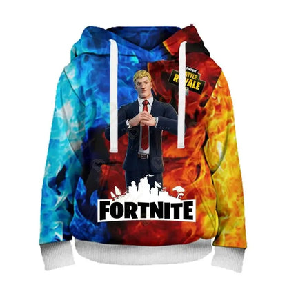 Ανδρικό φούτερ με κουκούλα Fortnite, μοντέρνα μπλούζα με 3D εκτύπωση, φούτερ με κουκούλα Battle Game για αγόρια και κορίτσια, χιπ χοπ, ανδρικό casual πανωφόρι