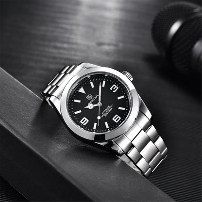 BENYAR 2025 Novo Relógio Mecânico Automático para Homem, Estilo Business e Desportivo, Relógio Masculino de Luxo, 50M à Prova de Água
