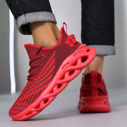 New Running Sneakers Newest Breathable Comfort For Women Low Top Large Size Men's Sports Increase Shoes Mesh Jogging Casual