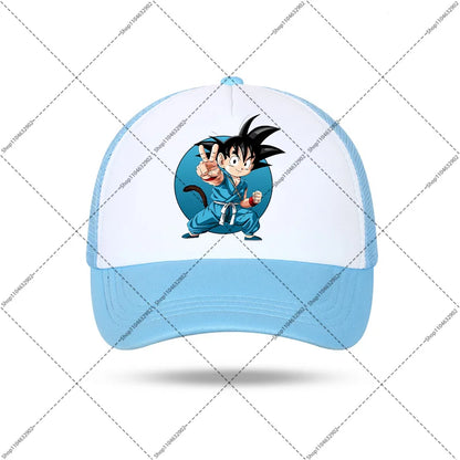 Dragon Ball-baseballkeps för kvinnor och män, solhattar, kepsar med tryck av seriefigurer och anime, bekväma unisex-bomullskepsar för vuxna, perfekta som sommargåvor och festpresenter