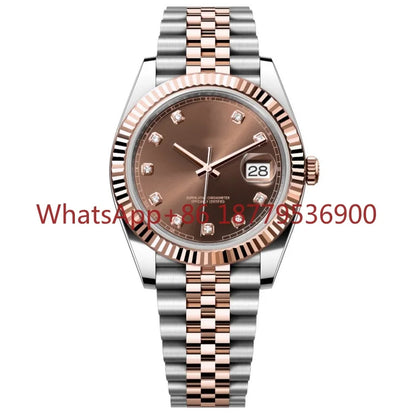 2026 Men's 904L Stainless Steel Automatic Mechanism Sapphire glass 41MM Watches Customized