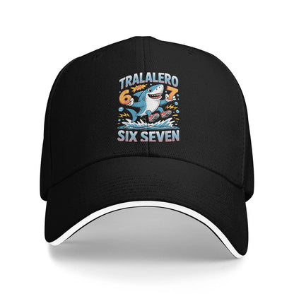 67 Six Seven 6-7 Casquette de baseball « Popular Steal » Brainrot Gaming Meme Sandwich Caps Hommes Femmes Respirante Dad Hat Plein air