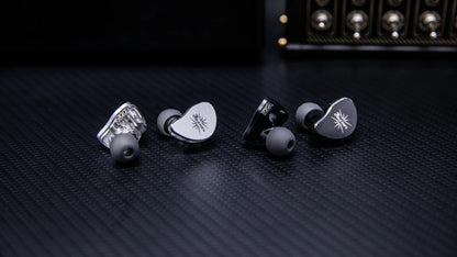 Kiwi Ears Belle 10mm DLC Dynamic Driver in-Ear Monitor, HiFi Wired Earbuds with Dual Silver-Plated Cables, Professional  linsoul