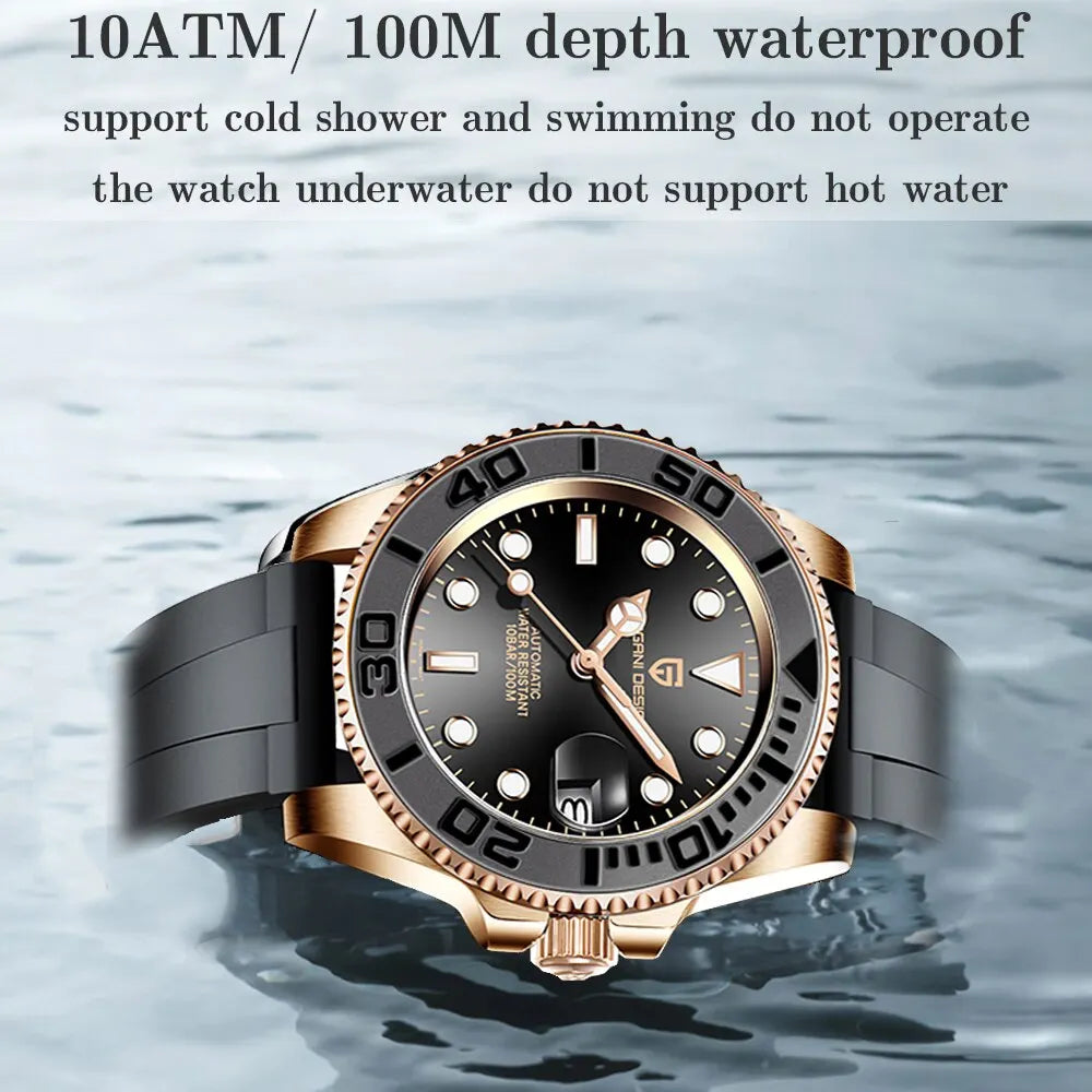 PAGANI DESIGN V3 40MM  Men Mechanical Wristwatch Sapphire Luxury Automatic Watch Men's Stainless Steel Waterproof watches
