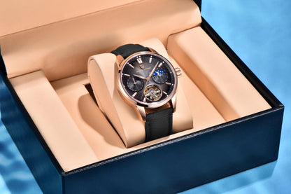 PAGANI DESIGN 2026 Men Mechanical Watch E3255Y 41mm Sapphire Crystal Stainless Steel Calendar Waterproof Reloj Hombre